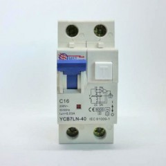 2 polový chránič kombinovaný - charakteristika "C" 230V/ 30mA/ AC-16A