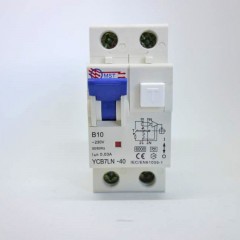 2 polový chránič kombinovaný - charakteristika "B" 230V/ 30mA/ AC-10A