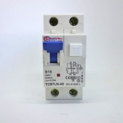 2 polový chránič kombinovaný - charakteristika "B" 230V/ 30mA/ AC-16A