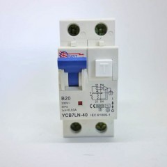 2 polový chránič kombinovaný - charakteristika "B" 230V/ 30mA/ AC-20A